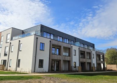 glass balustrade with stainless steel handrails